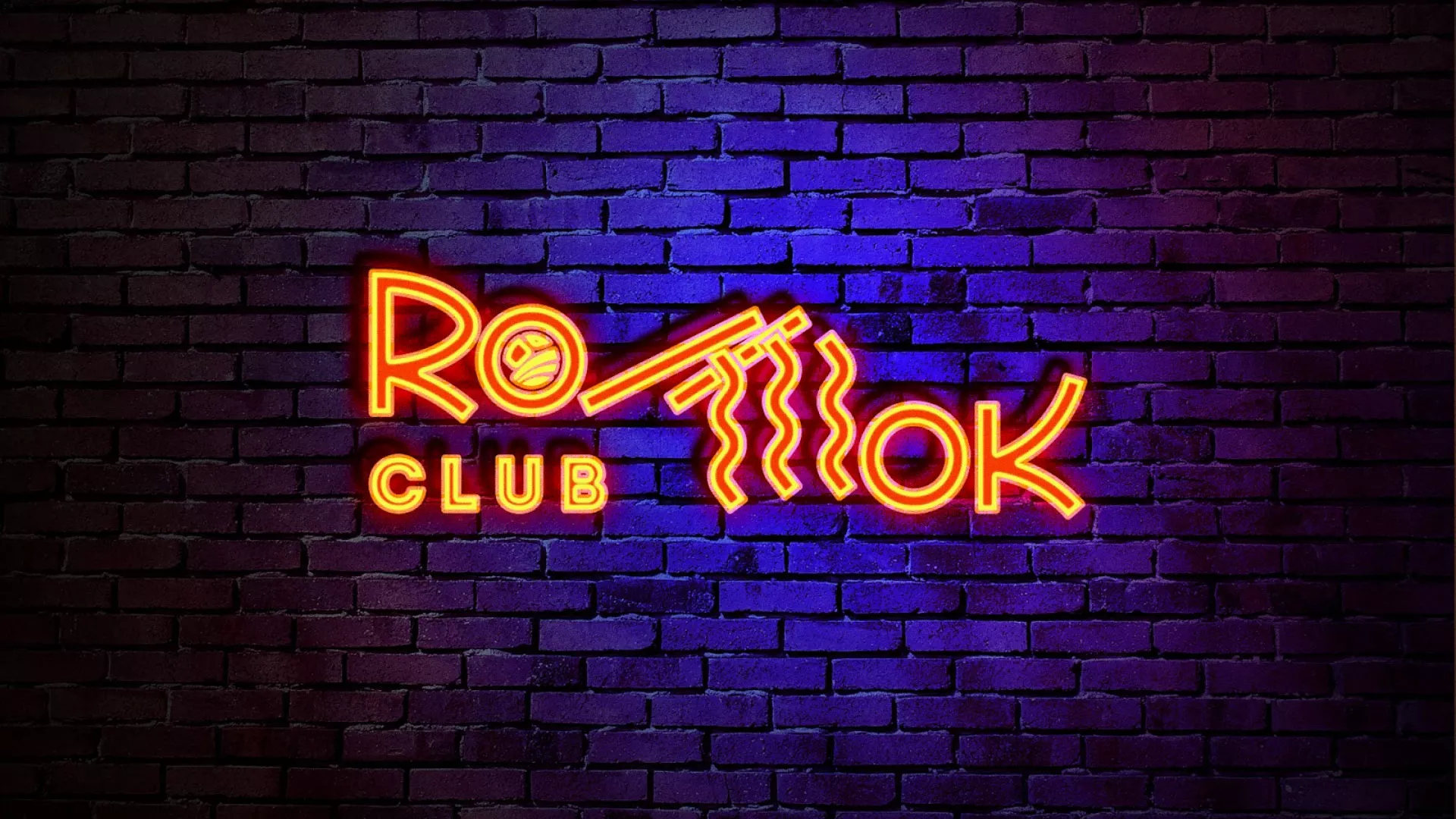 Разработка интерьерной вывески суши-бара «Roll Wok Club» в Свободном